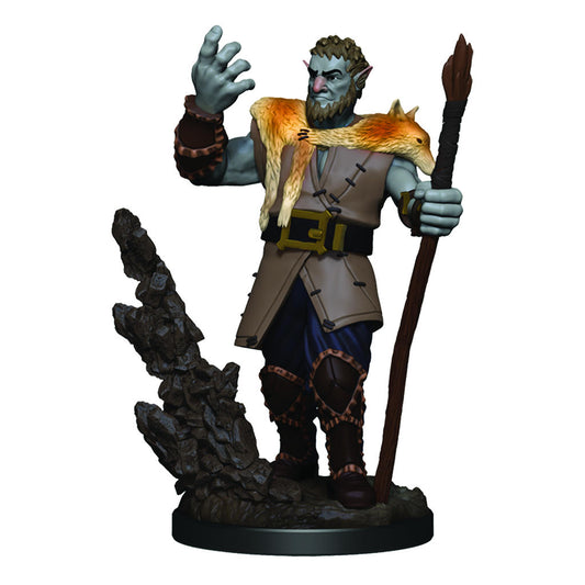 D&D Male Firbolg Druid Premium Painted Fantasy Miniature WZK93013 Wizkids