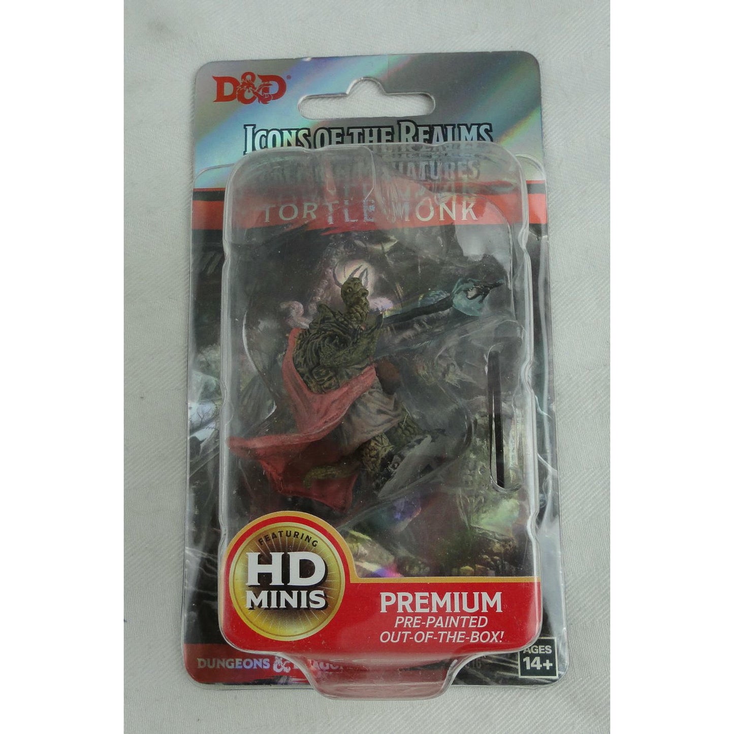 Image of D&D Male Tortle Monk Premium Painted Fantasy Miniature WZK93016 Wizkids