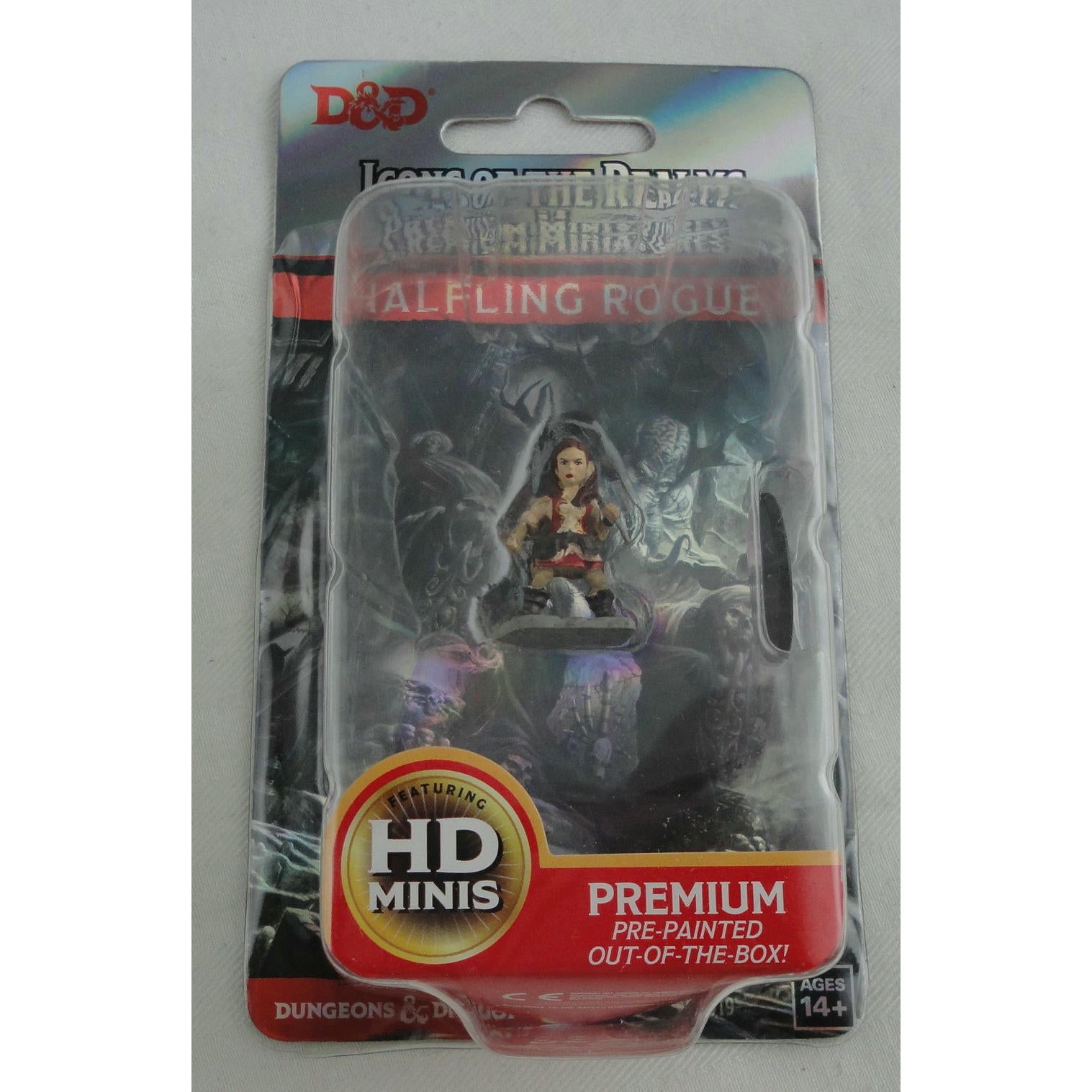 Image of D&D Female Halfling Rogue Premium Painted Fantasy Miniature WZK93019 Wizkids