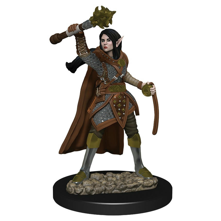 Image of D&D Female Elf Cleric Premium Painted Fantasy Miniature WZK93021 Wizkids