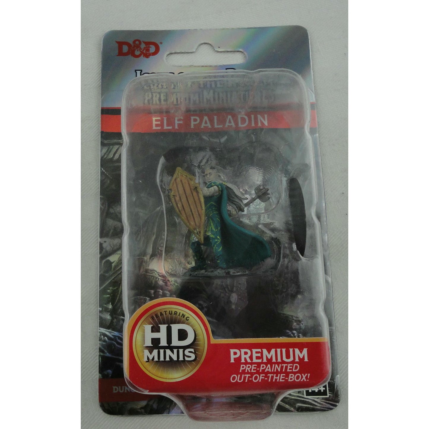 Image of D&D Female Elf Paladin Premium Painted Fantasy Miniature WZK93025 Wizkids