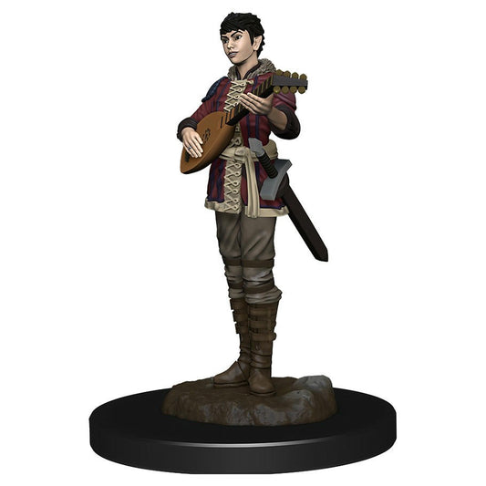 Image of D&D Female Half-Elf Bard Premium Painted Fantasy Miniature WZK93028 Wizkids