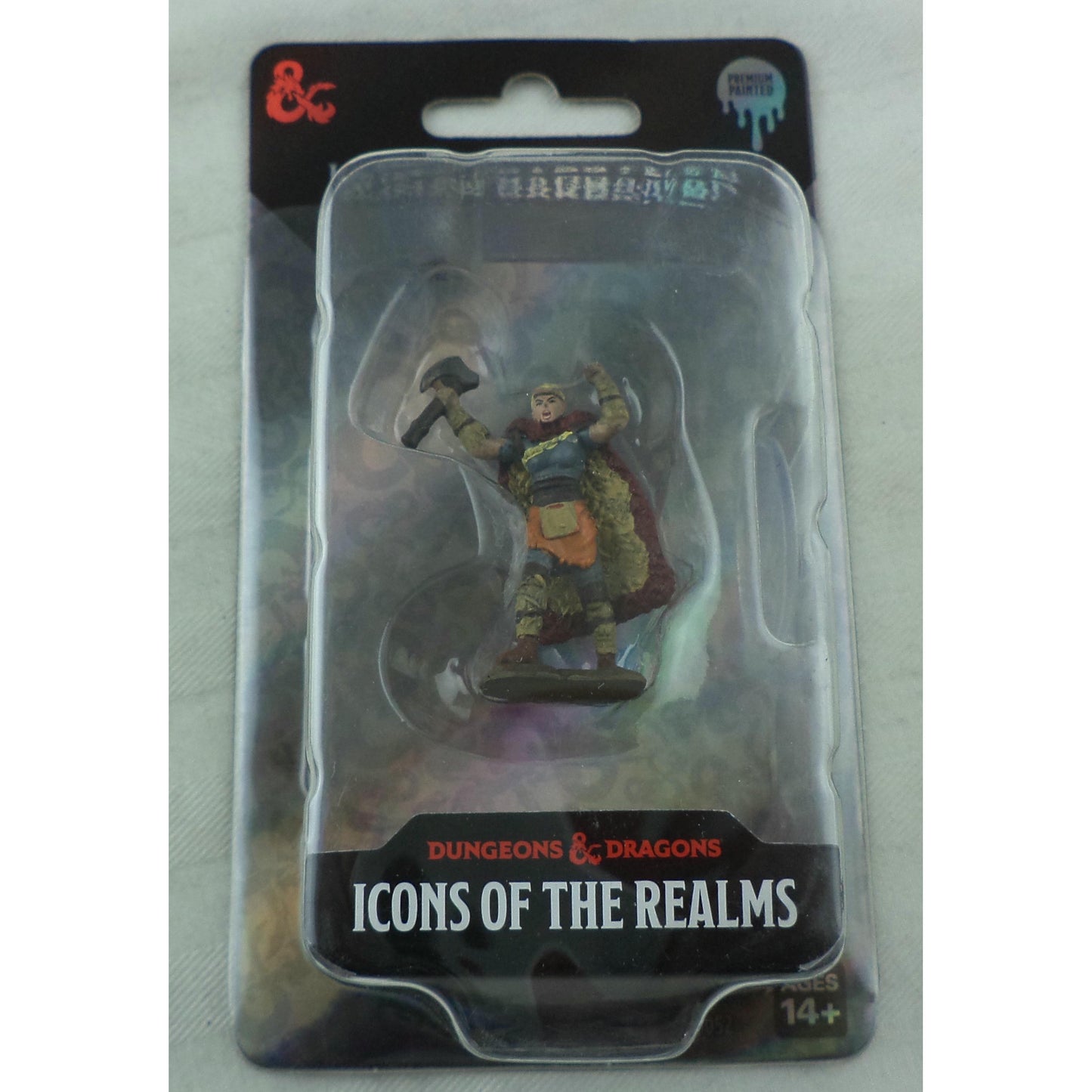 Image of Female Human Barbarian Icons of the Realms Premium Painted Fantasy Miniature 