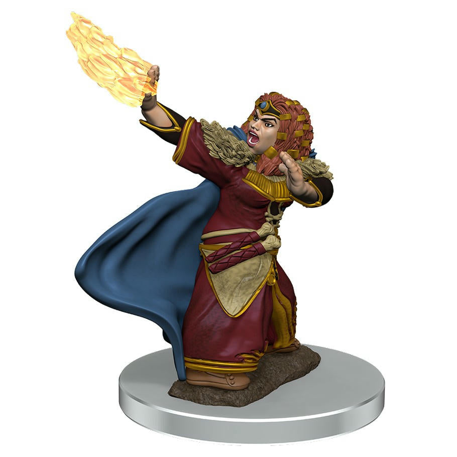 Image of Female Dwarf Wizard Icons of the Realms Premium Painted Fantasy Miniature 93056