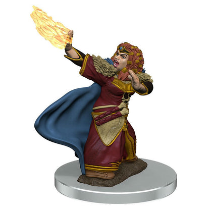 Image of Female Dwarf Wizard Icons of the Realms Premium Painted Fantasy Miniature 93056