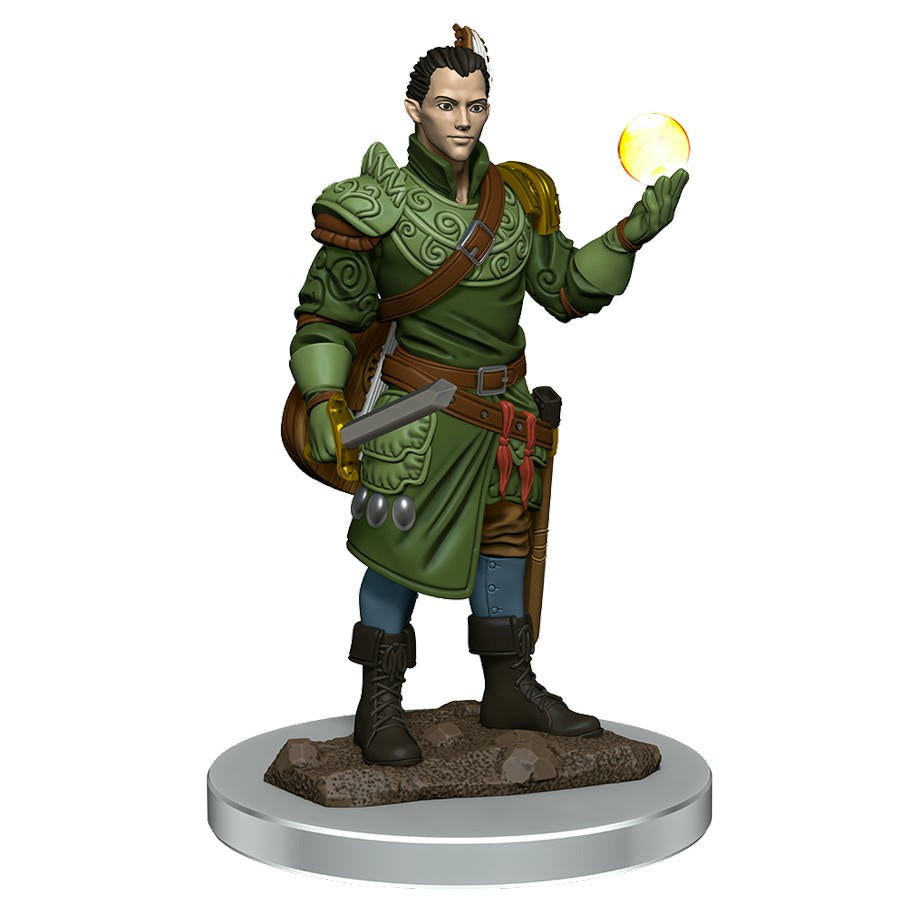 Image of Male Half-Elf Bard Icons of the Realms Premium Painted Fantasy Miniature 