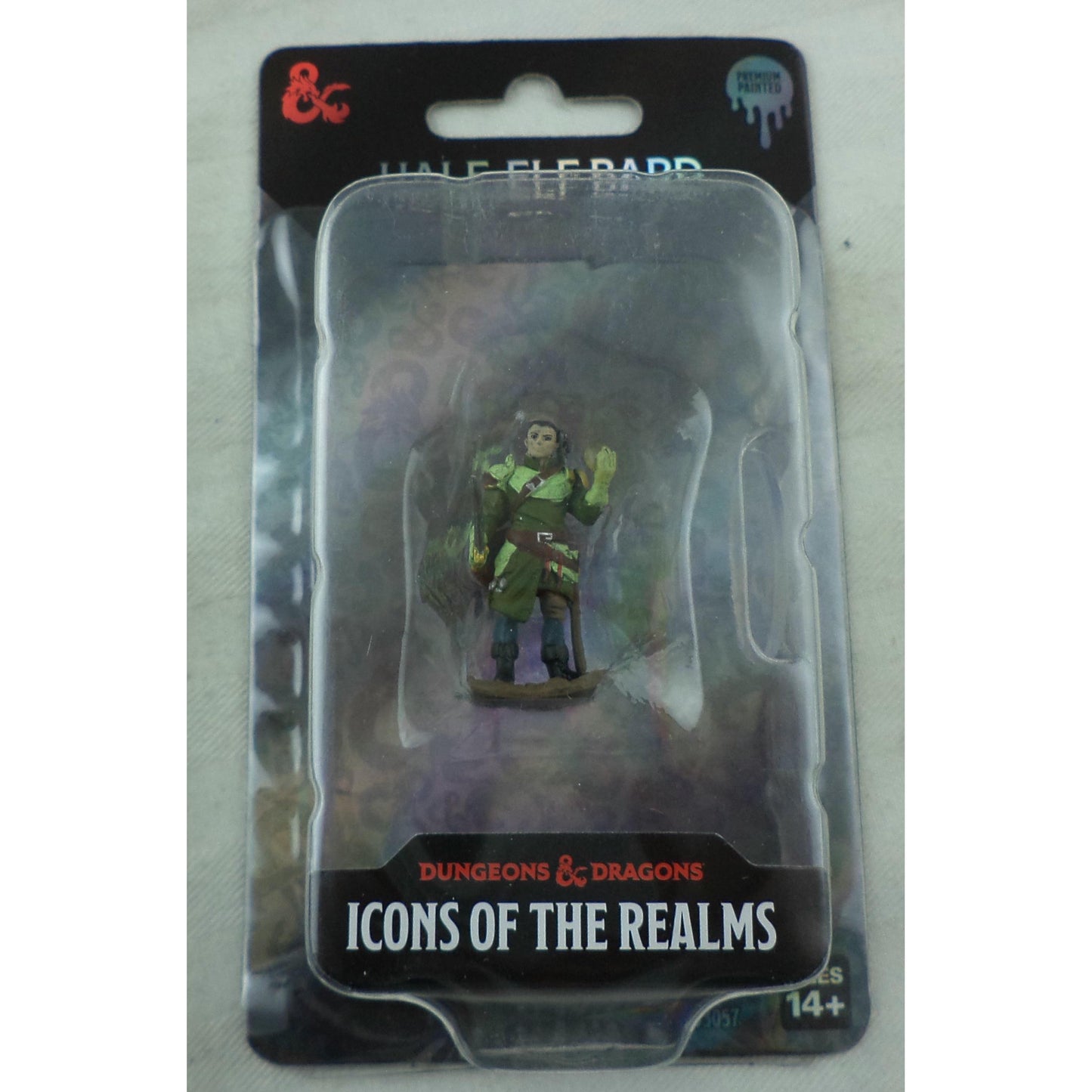 Image of Male Half-Elf Bard Icons of the Realms Premium Painted Fantasy Miniature 