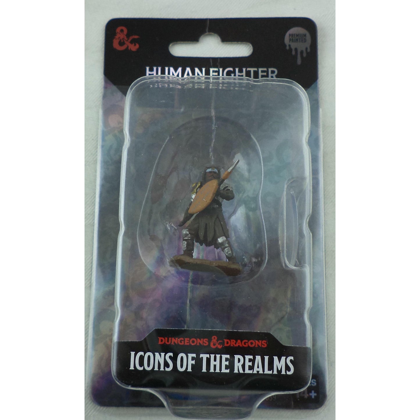Image of Human Male Fighter Icons of the Realms Premium Painted Fantasy Miniature 93059