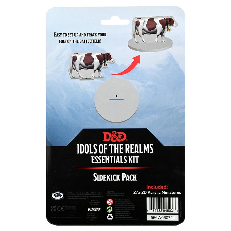 Image of D&D Icons of the Realms 2D Essentials Sidekicks Pack Miniatures Set 