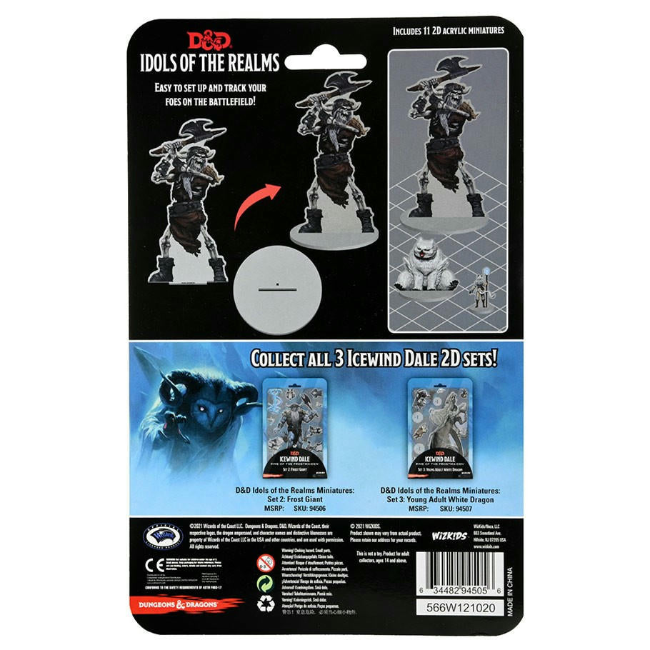 Image of D&D Icons of the Realms 2D Rime of the Frostmaiden Frost Giant Skeleton 94505