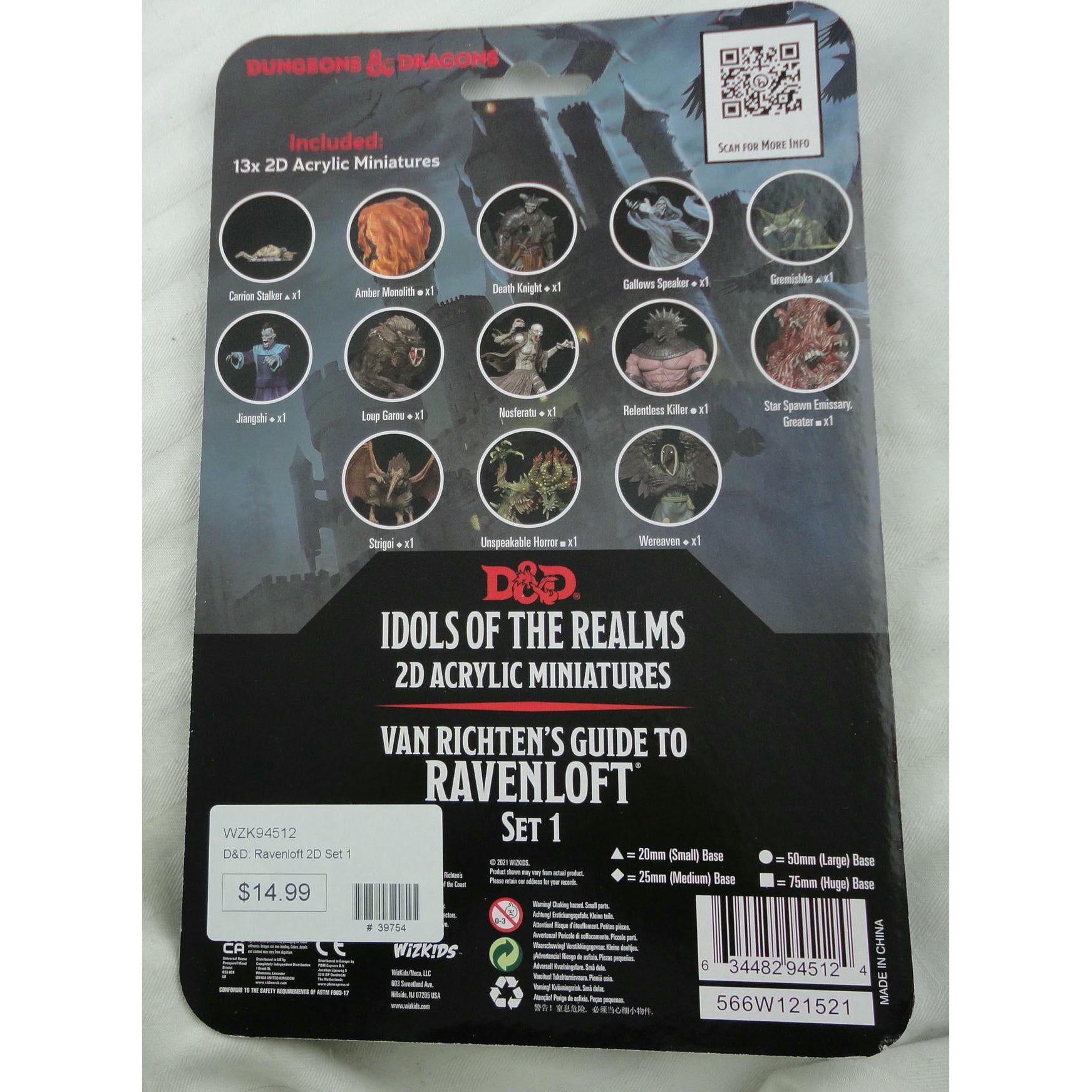 Image of D&D Icons of the Realms 2D Essentials Van Richten's Guide to Ravenloft Set 1