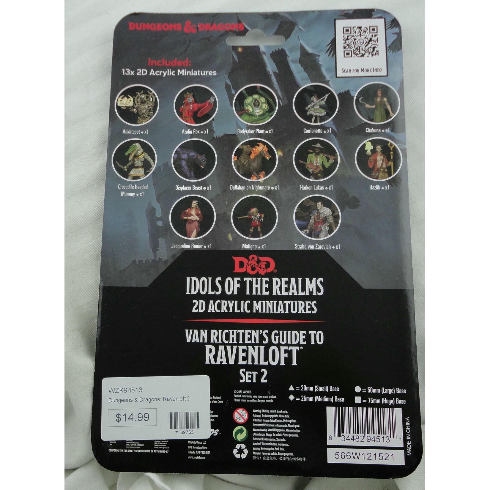 Image of D&D Icons of the Realms 2D Essentials Van Richten's Guide to Ravenloft Set 2