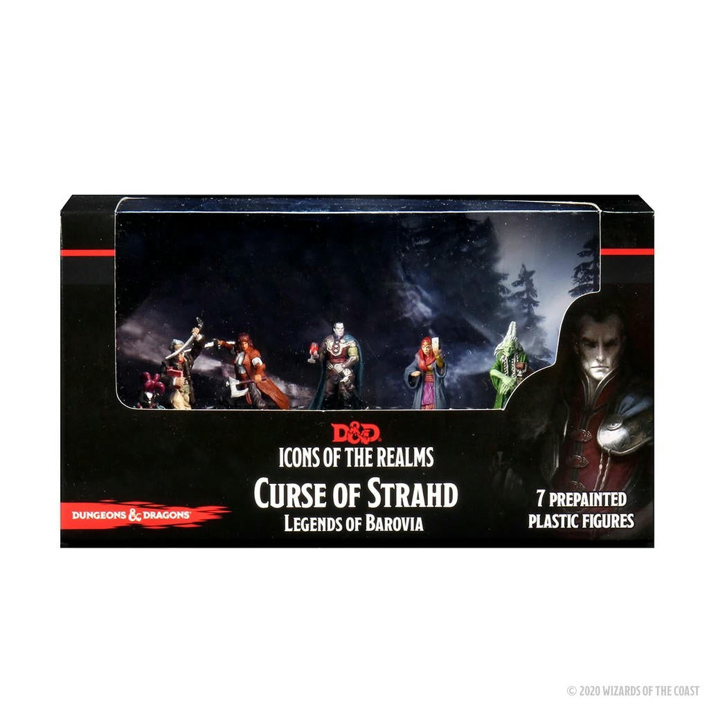Image of Dungeons & Dragons Curse of Strahd Legends of Barovia 7 Miniatures Starter 96026