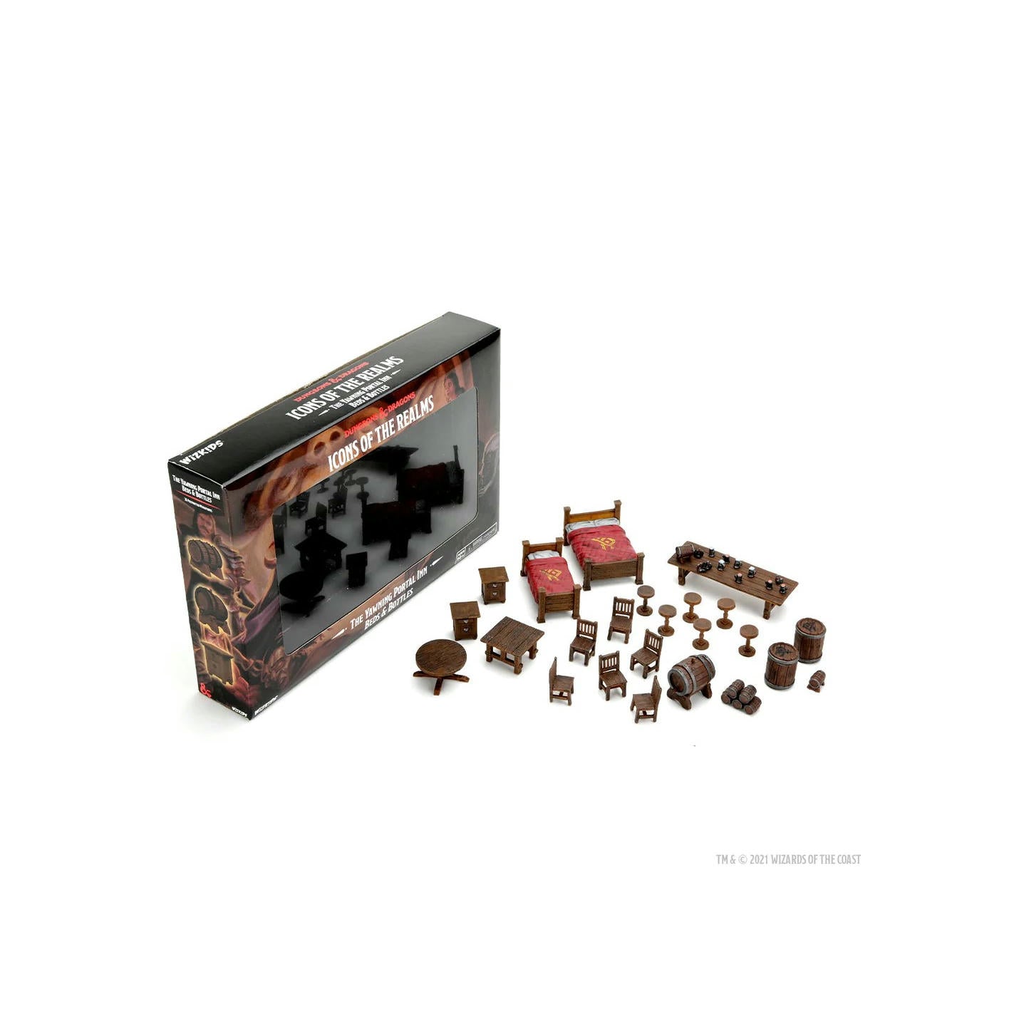 Image of Dungeons & Dragons Yawning Portal Inn Beds & Bottles PAINTED Fantasy Miniatures