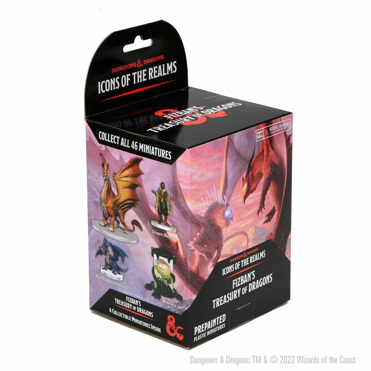 Image of Dungeons & Dragons Fizban's Treasury of Dragons Huge Booster Box 4 painted minis
