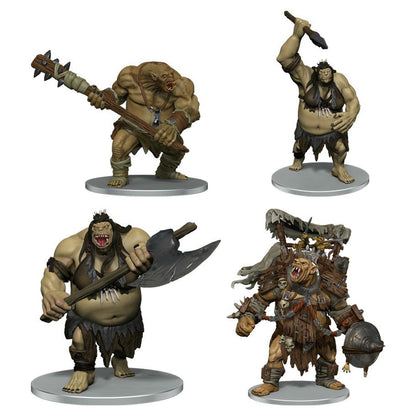 Image of D & D Icons of the Realms Ogre Warband Painted Miniatures Set (3 Figs) 96140