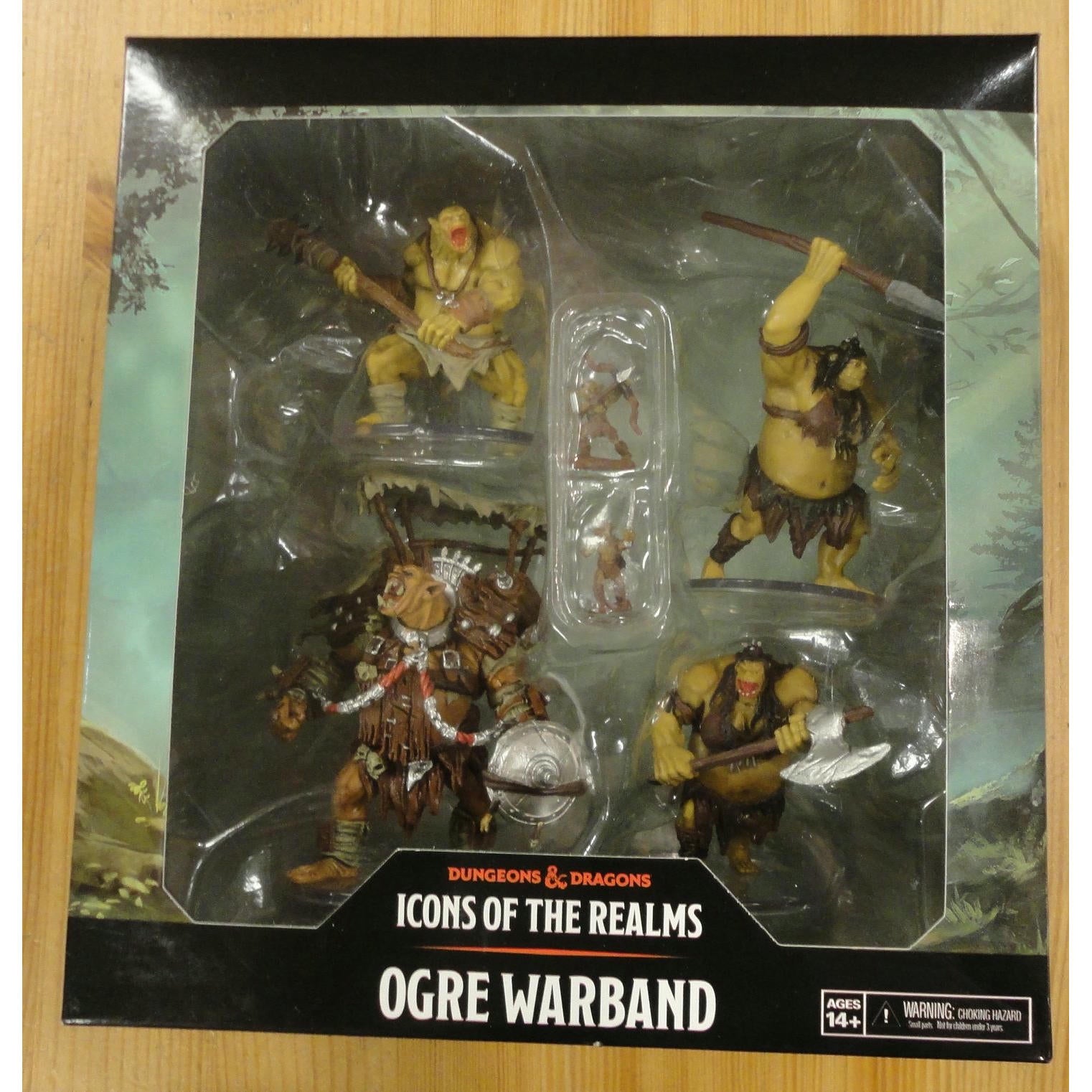 Image of D & D Icons of the Realms Ogre Warband Painted Miniatures Set (3 Figs) 96140