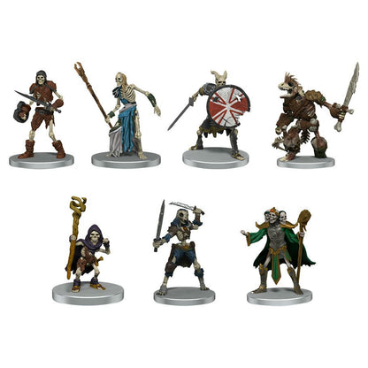 Image of D & D Icons of the Realms Undead Armies Skeletons Painted Miniatures 7 Figs 