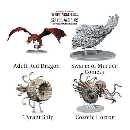 Dungeons & Dragon Spelljammer Threats From the Cosmos Ship Scale Miniatures