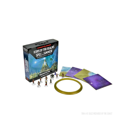 Image of Dungeons & Dragon Spelljammer Showdown Setting The Temple of Light Ministures