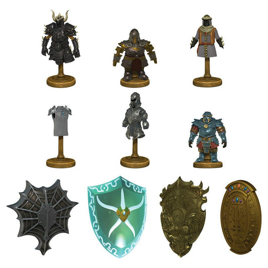 Image of Dungeons & Dragons Icons of the Realms Magic Armor Tokens Painted Miniatures