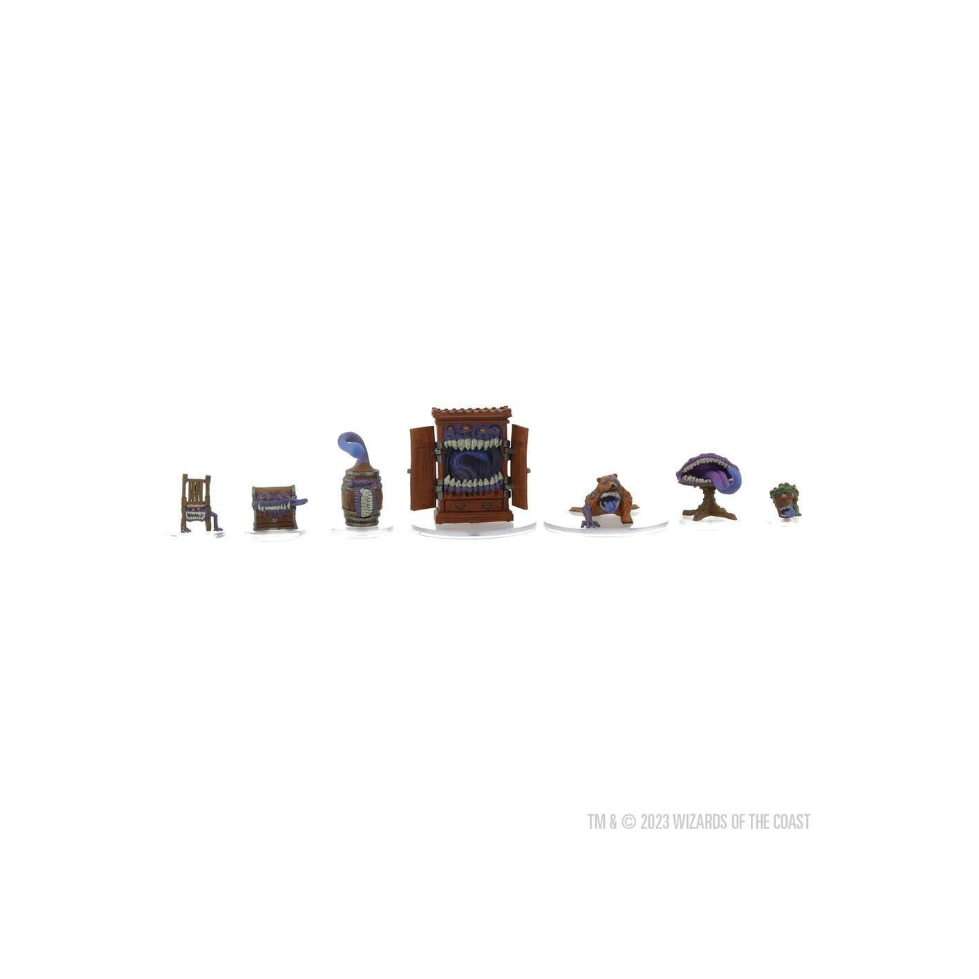 D&D Icons of the Realms Mimic Colony Warband Painted Miniatures WZK96202