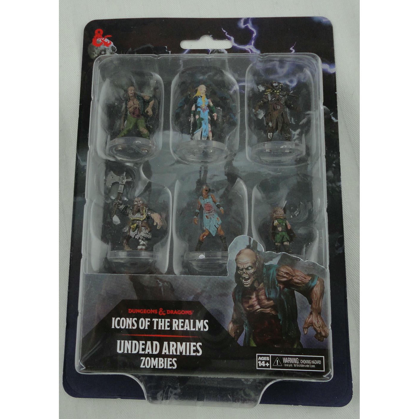 Image of D & D Icons of the Realms Undead Armies Zombies Painted Miniatures 6 Figures