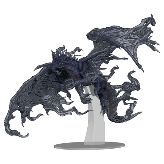 Image of Dungeons & Dragon D&D Fantasy Miniatures PAINTED Adult Blue Shadow Dragon 96220