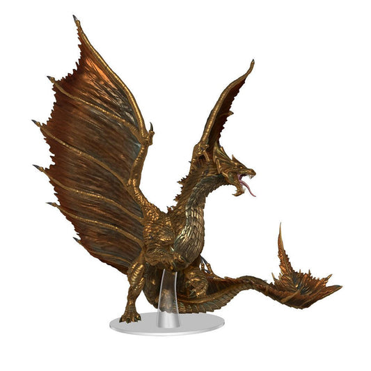 Dungeons & Dragon D&D Fantasy Miniatures PAINTED Adult Brass Dragon WZK96228