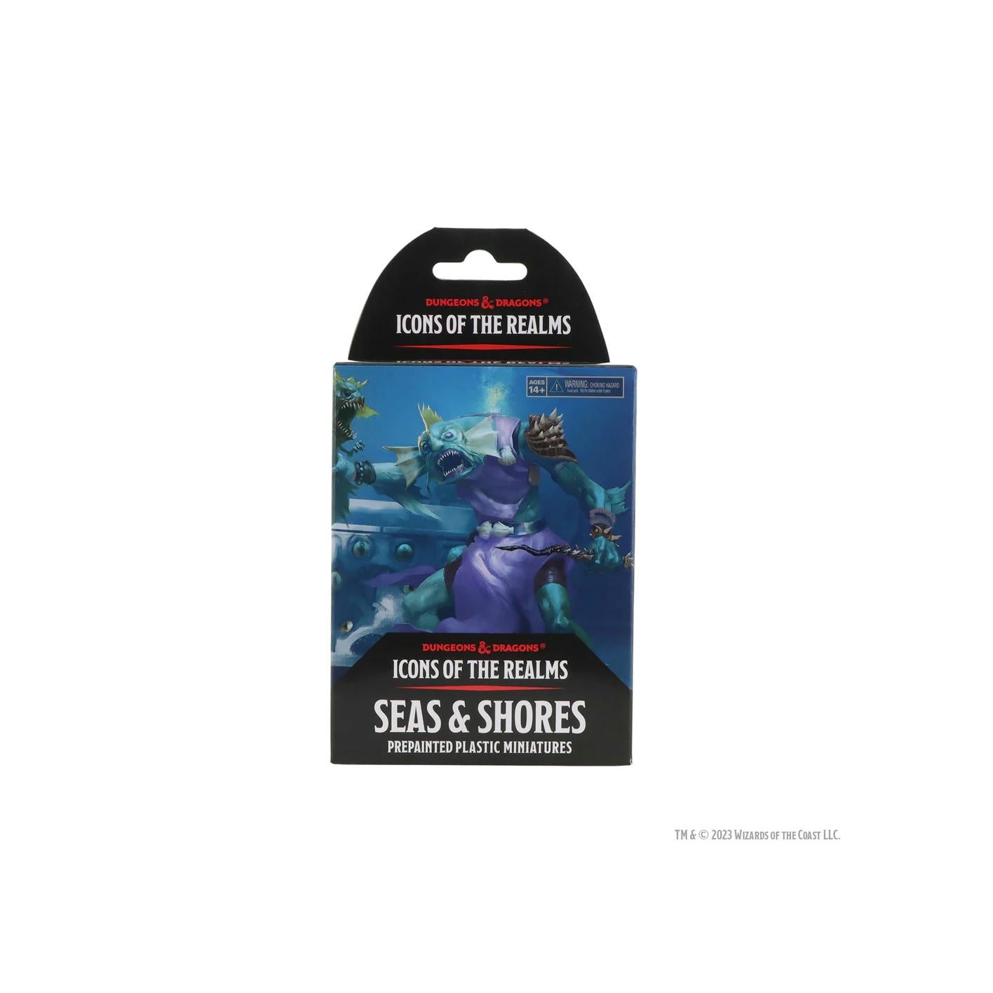 Image of Dungeosn & Dragons Seas & Shores Maw of Sekolah 4-Figure Miniatures Booster Box