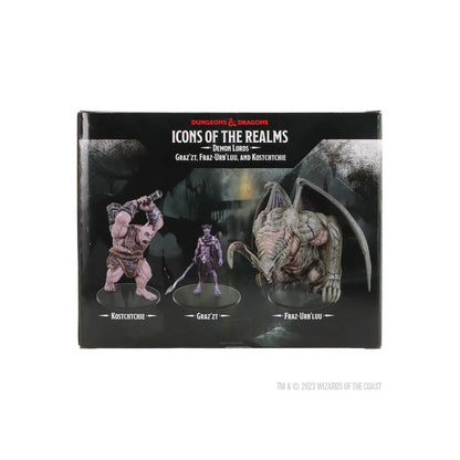 Image of D & D Icons of the Realms Demon Lords: Graz'zt/Fraz-Urb'luu Painted Miniatures