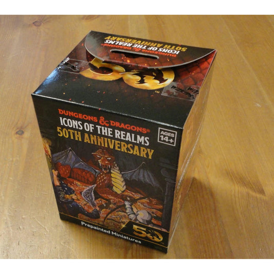 Image of D&D 50th Anniversary Icons of the Realms Painted Miniatures Booster Box 4-figs