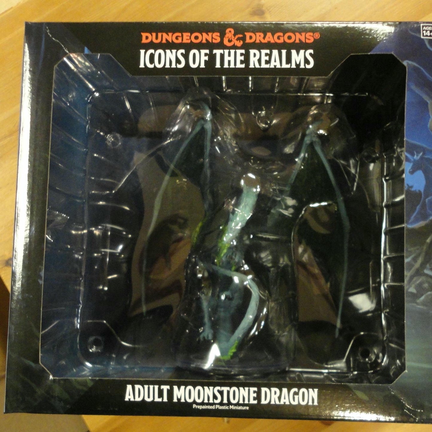 Image of Dungeons & Dragons: Collector's Series: Adult Moonstone Dragon Painted Mini