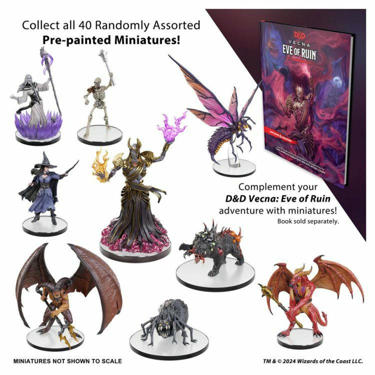 Image of D&D Icons of the Realms Vecna: Eve of Ruin Painted Miniatures 4-Figure Booster