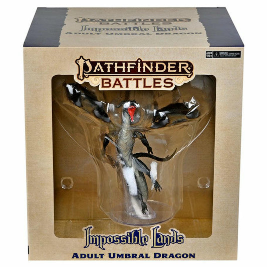 Image of Pathfinder Battles Impossible Lands Adult Umbral Dragon Painted Miniatures Set