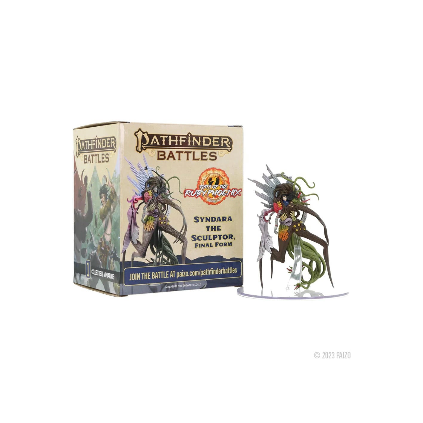 Image of Pathfinder Battles Syndara, The Sculptor Final Form Painted Miniature WZK97549