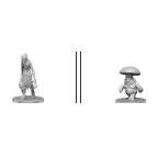 Pathfinder Battles Deep Cuts Unpainted Miniatures: W26 Myceloid & Grimstalker