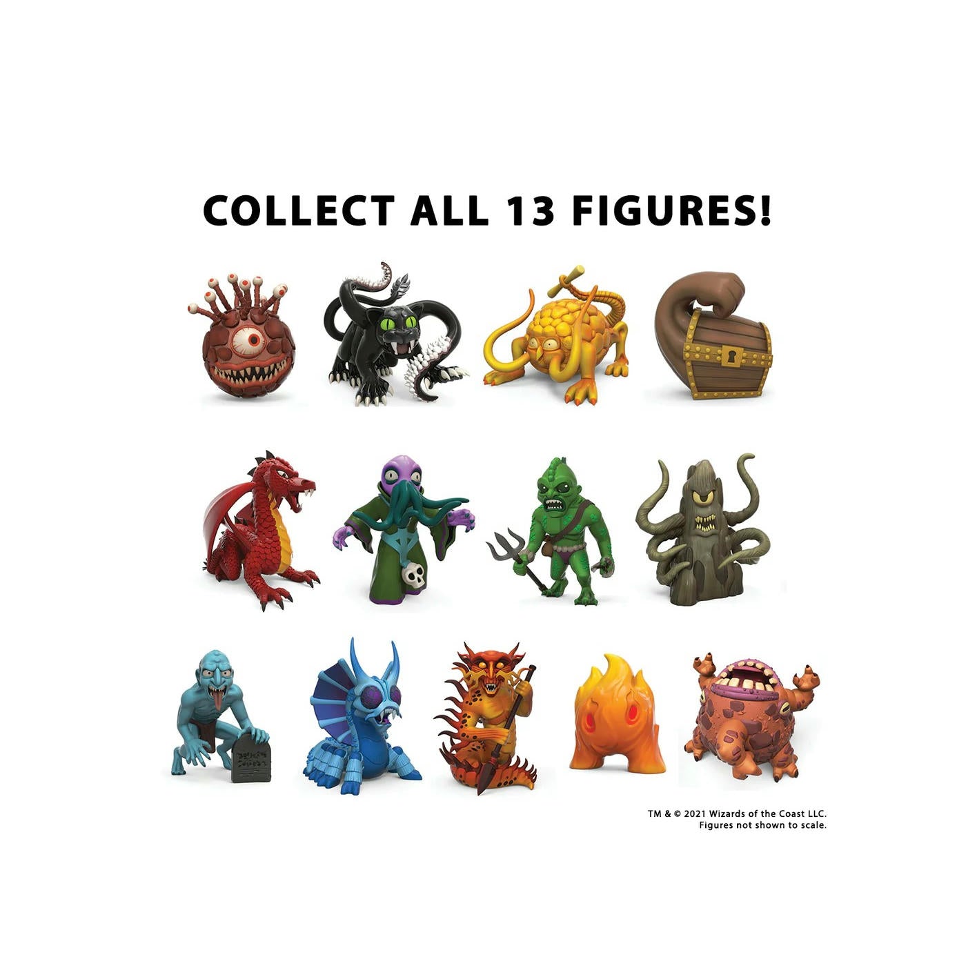 Image of Dungeons & Dragons D&D 1st Ed 3 Vinyl Mini-Monsters! (Random) WZKKR68319