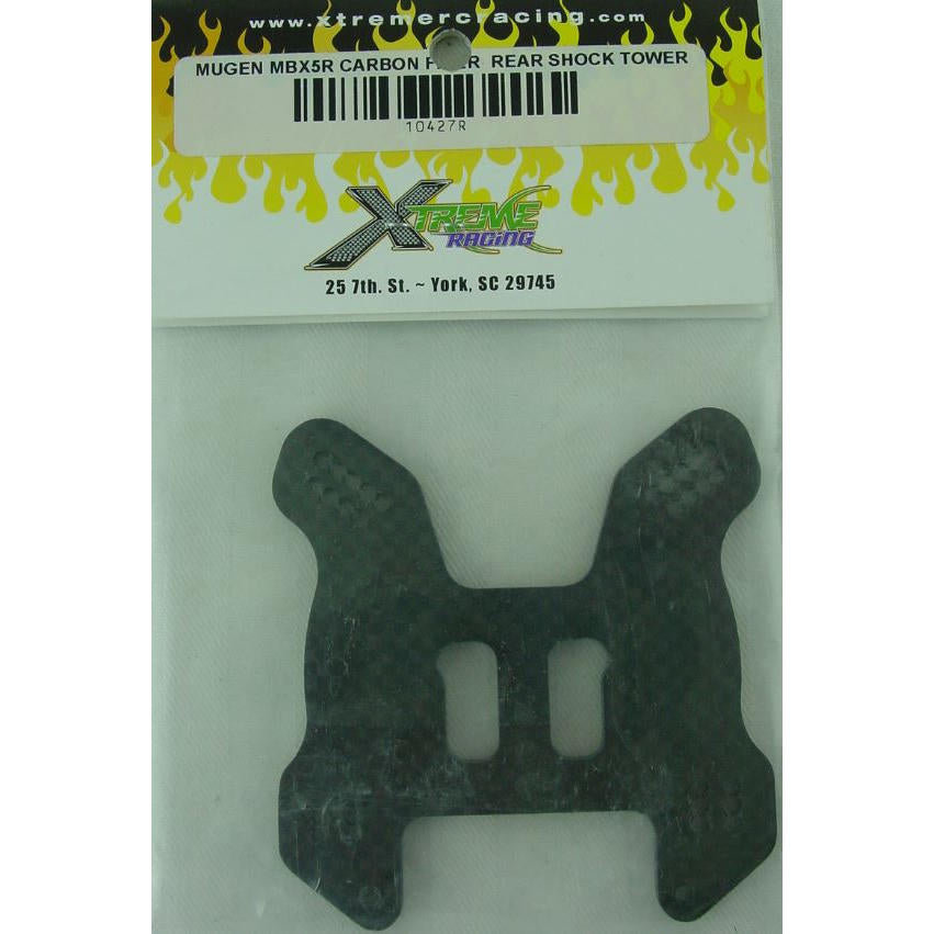 MBX5R 4MM CF RR SHOCK TWR