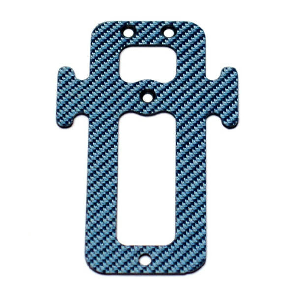Image of Xtreme Racing Blue Carbon Fiber Extended Battery Tray/Align T-Rex 450 XTR11703B