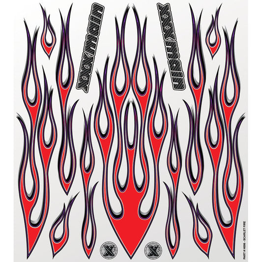 Image of Scarlet Fire Large Decal