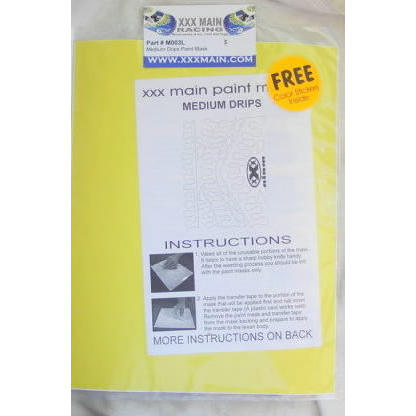 Image of Medium Drips Paint Mask