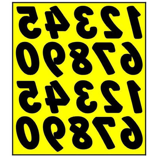 Image of 2 Reverse Numbers Paint Mask
