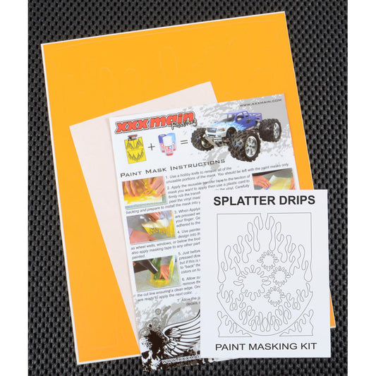 Image of Splatter Drips Paint Mask