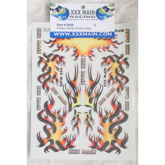 Image of Freaky Flames Sticker Sheet