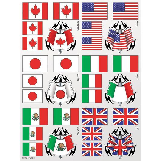 Image of Flags Sticker Sheet