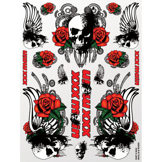 Image of Skulls & Roses Sticker Sheet