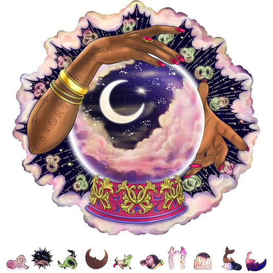 Image of Crystal Ball Wooden Jigsaw Puzzle 500 Pcs