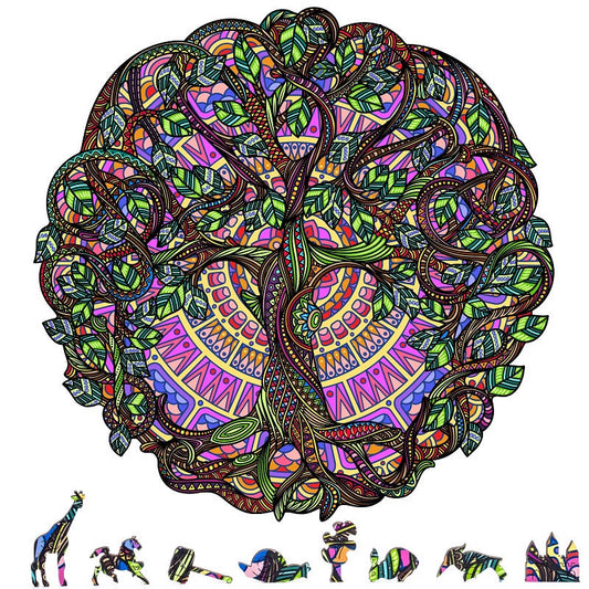Image of Tree of Life Wooden Puzzle 200 Pcs