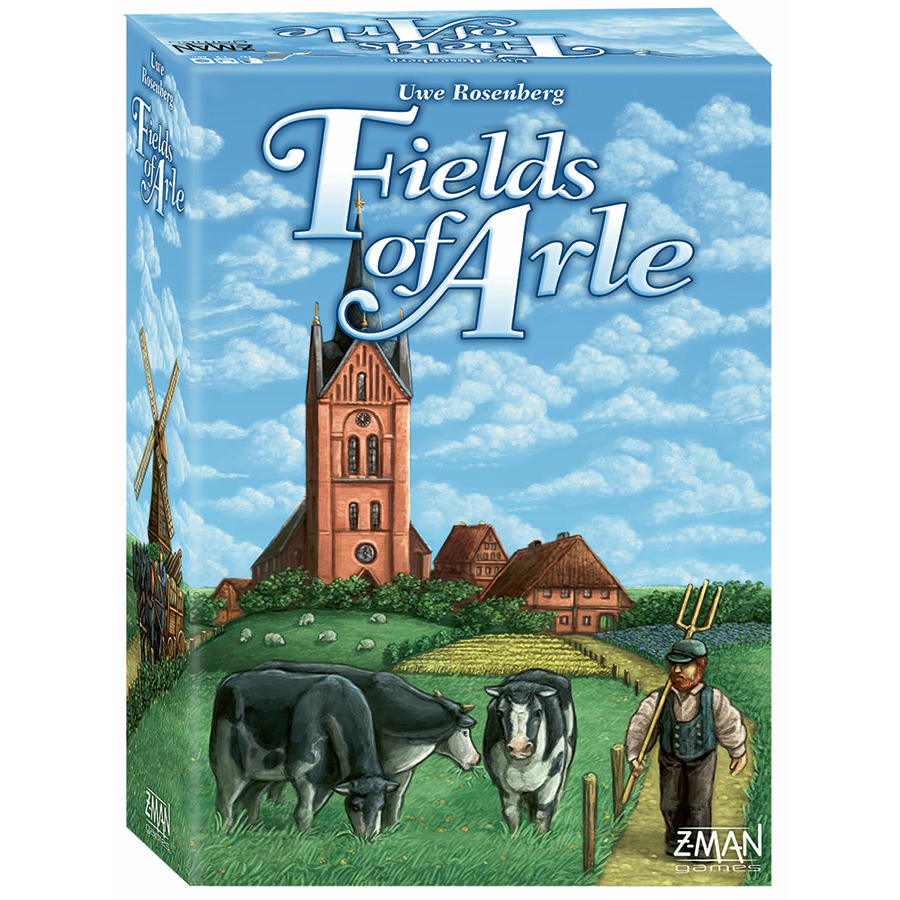 Image of Fields of Arle board game by Z-Man Games ZMGZM7490 1-2 Play, 14+, 1-2 Hours